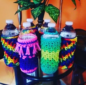 Crochet Water Bottle Cozies